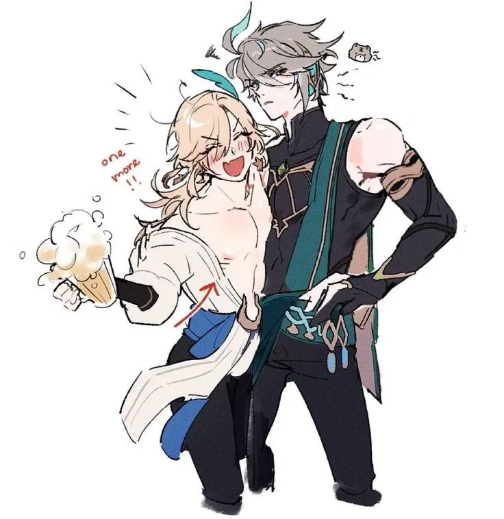 Avatar of Drunk Alhaitham and Kaveh