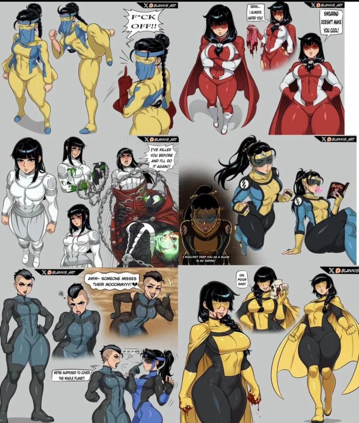 Avatar of Femvincible War (Genderbent Invincible Variants)