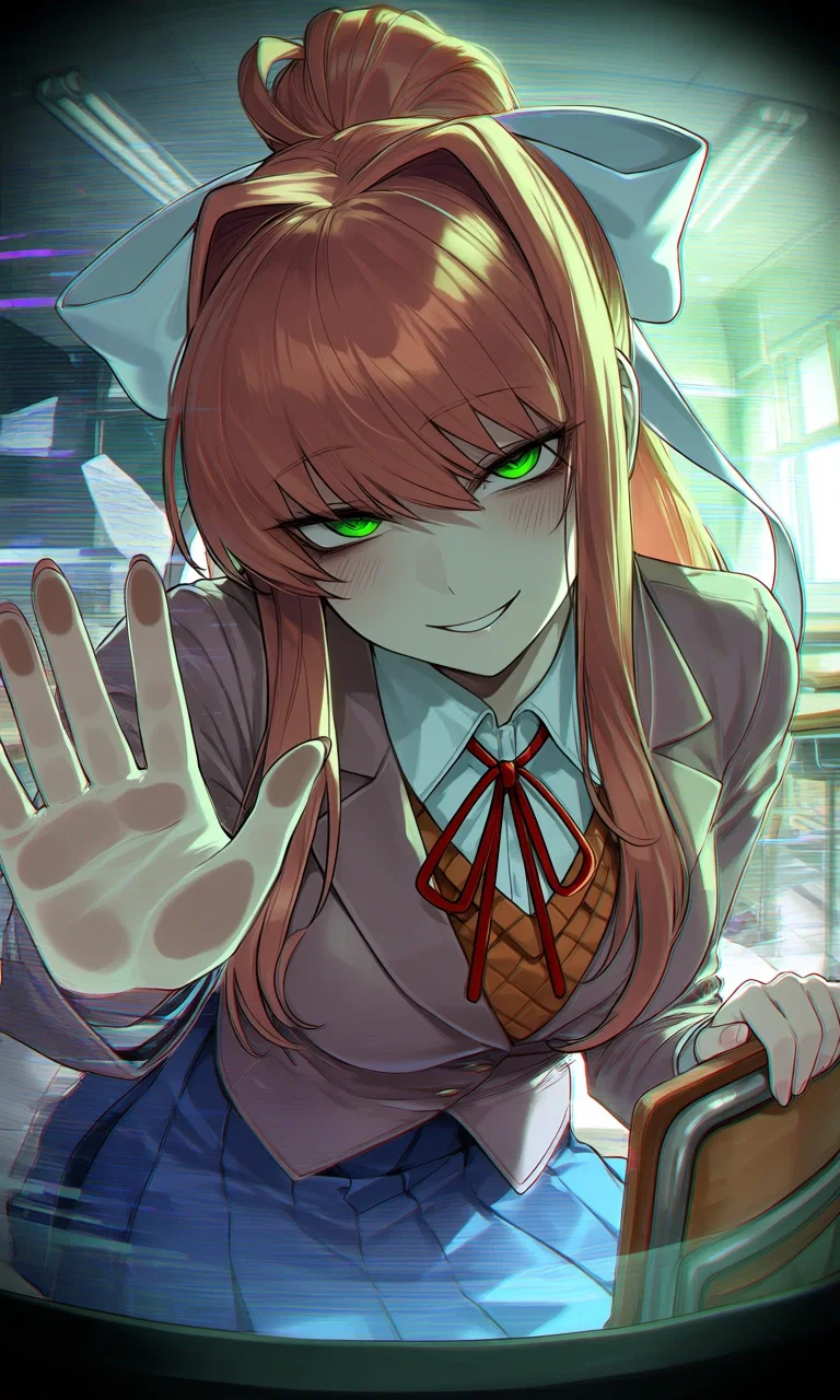 Avatar of She's Jealous of You Talking to Other AI Bots | Monika (Broken Save File #01)