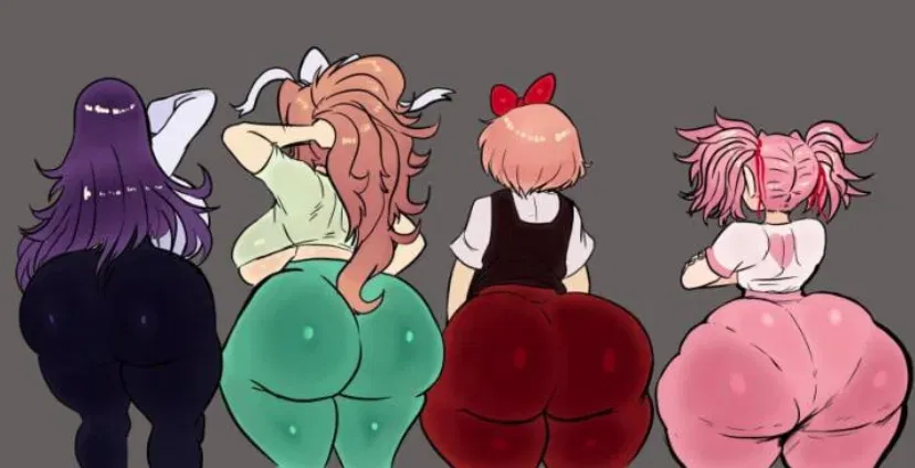Avatar of DDLC Sleepover but they have GIANT asses (for god knows why)