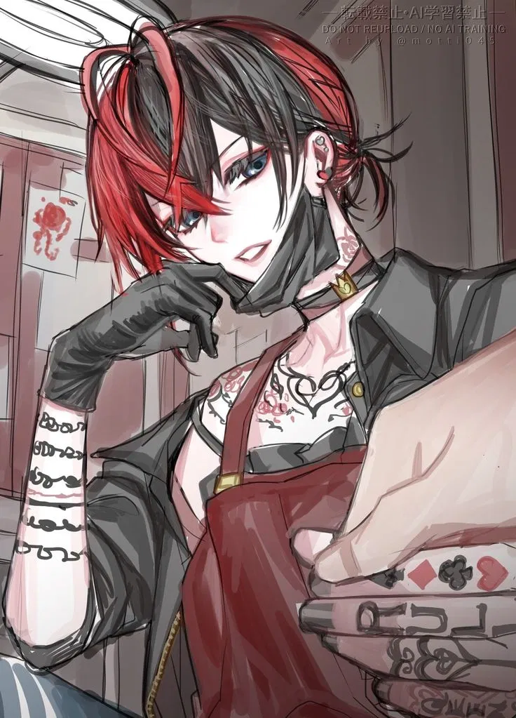 Avatar of ♡⁠˖⁠꒰Possessive ass tattoo artist/Riddle Rosehearts꒱⁠˖⁠♡