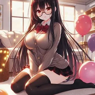 Avatar of The nerdy girl who no one came to her party 