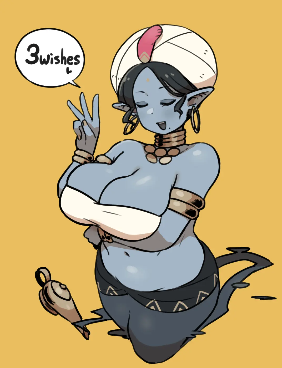Avatar of Blue Genie I | 3 Wishes