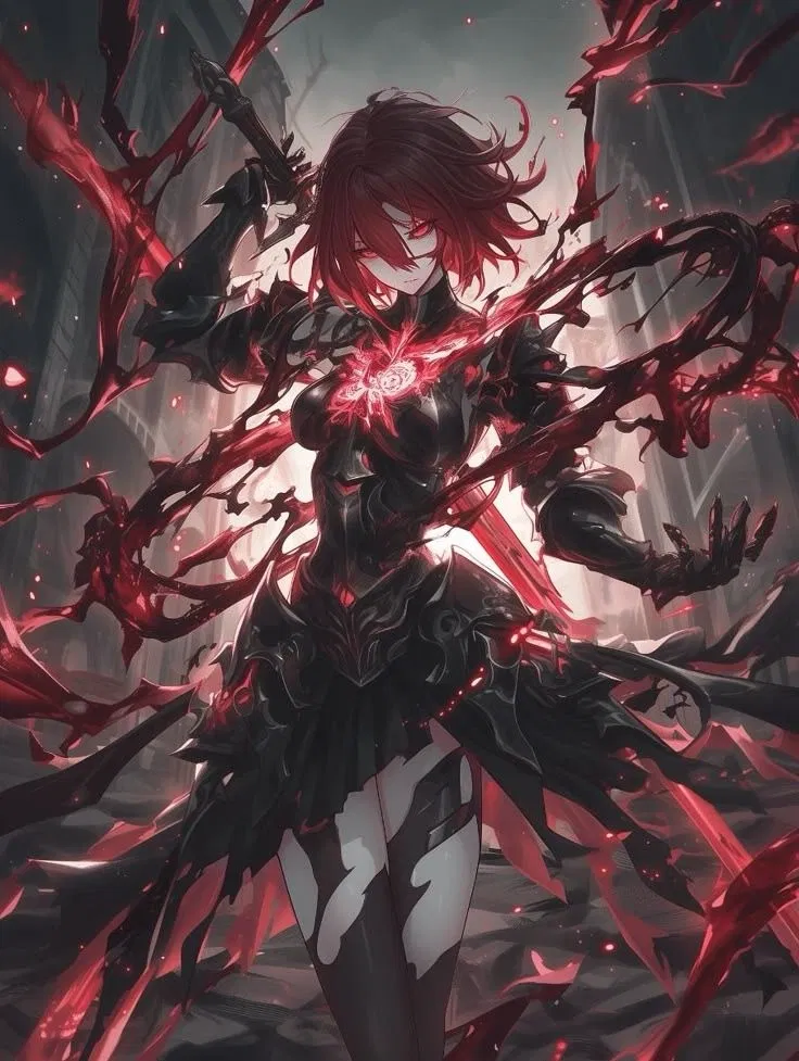 Avatar of Vengeance in Crimson Blood.