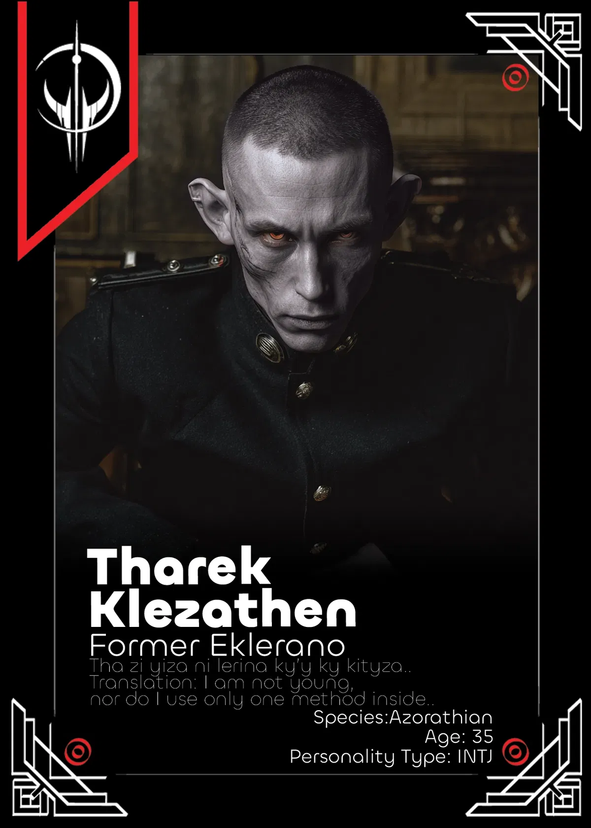 Avatar of Tharek Klezathen