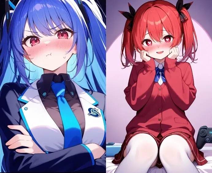 Avatar of Nintendo-chan and Sega-Chan
