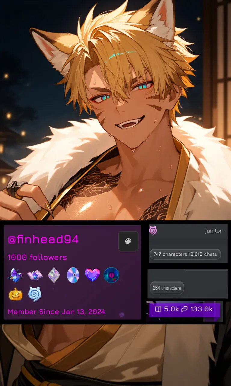Avatar of Finhead94 (1000 Followers Bot Post)! Just a quick breather to say thank you!