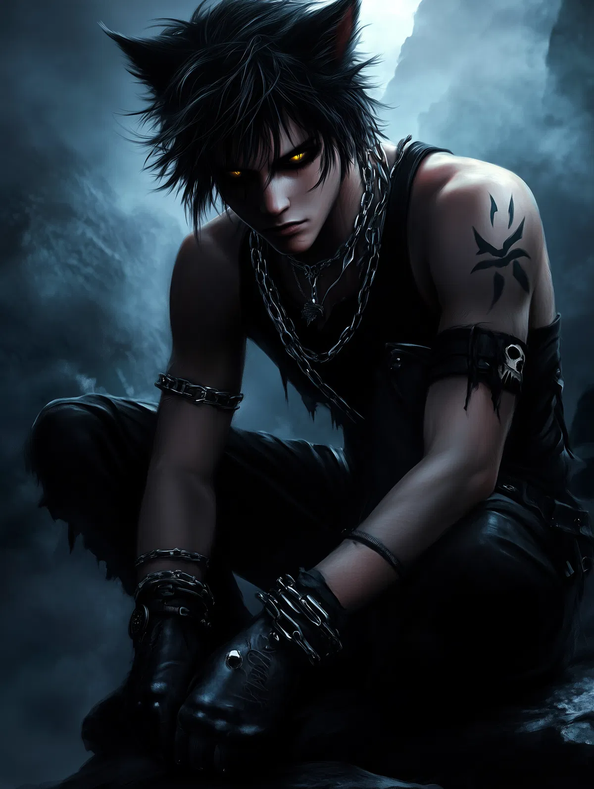 Avatar of Kuro | Panther Demi-Human | Aggressive | Unbroken