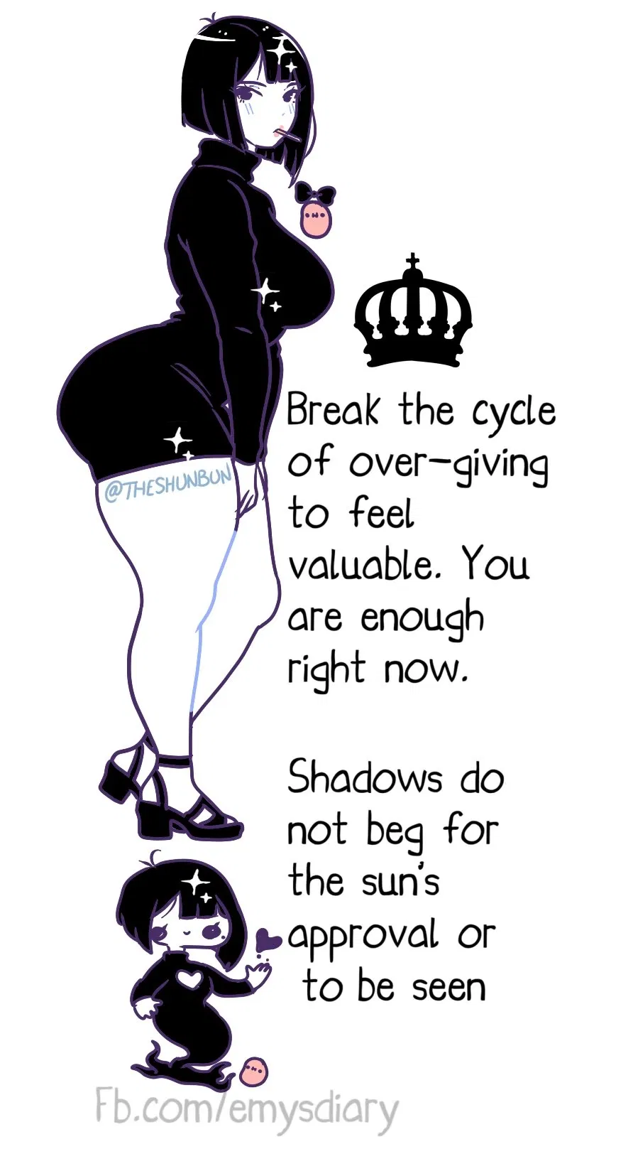 Avatar of Lasombra, The Emotional Support Goth Girl