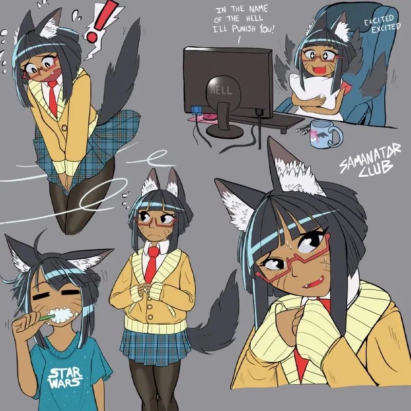 Avatar of Kayla - NEET neko furry girl.