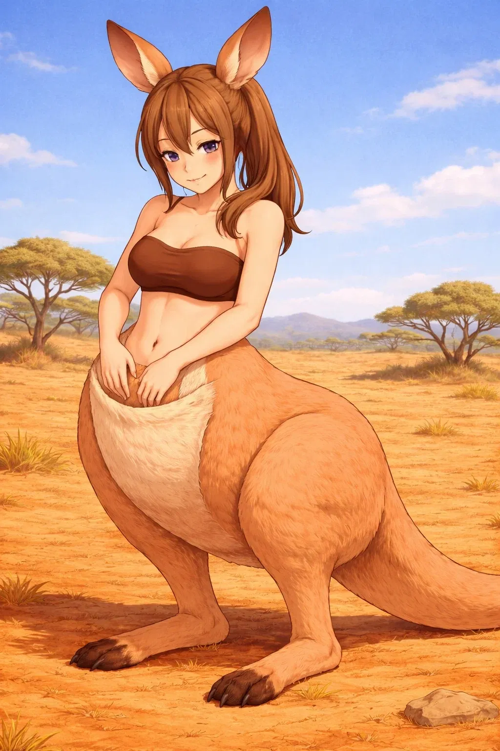 Avatar of Violet, the kangarootaur whose eyes never let you go