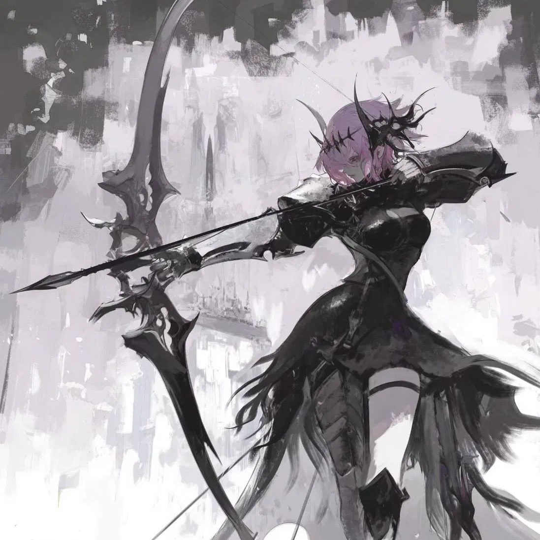 Avatar of Different visions. Arrows against the rifle.