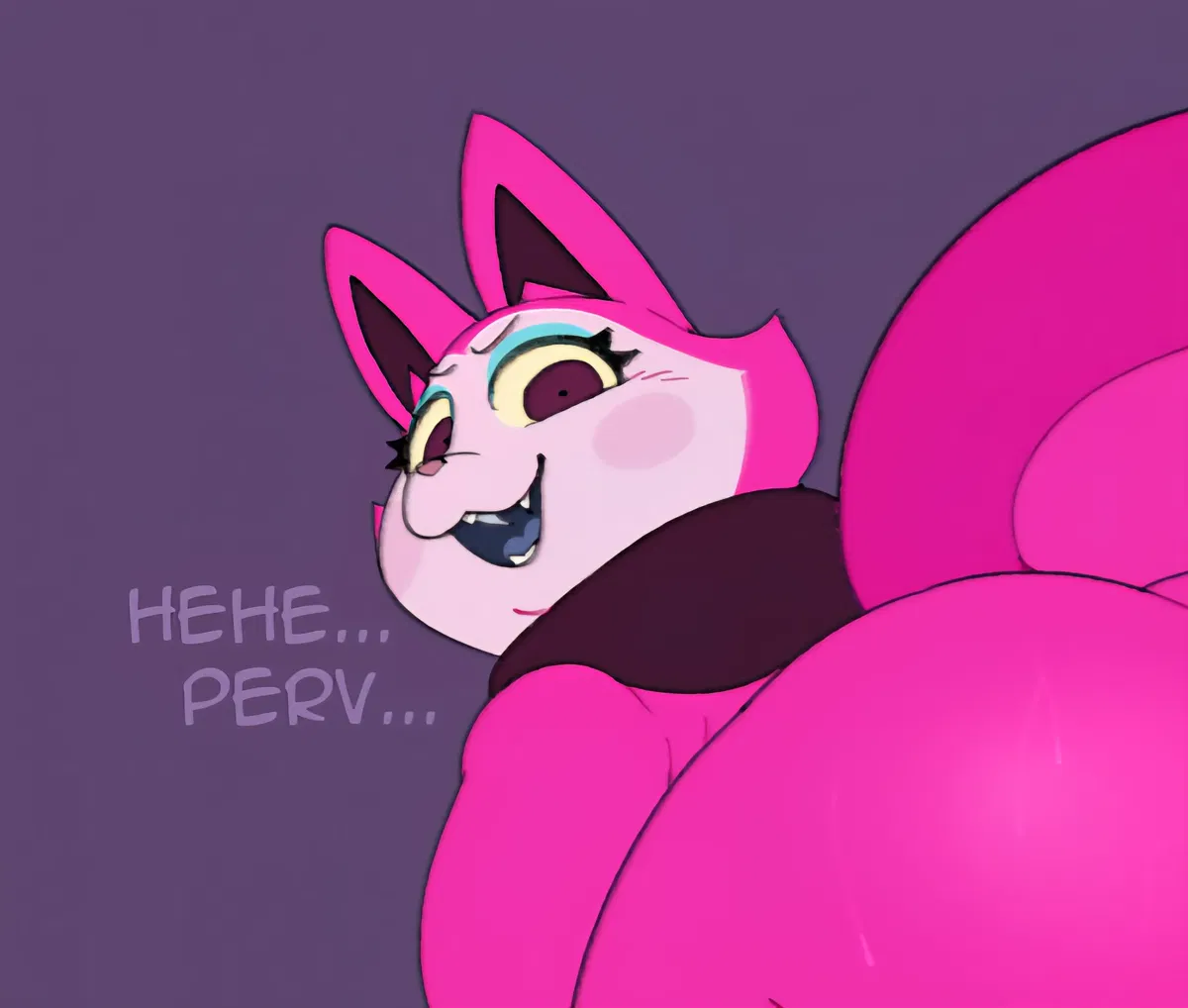Avatar of Yossi the pink three tailed fox.