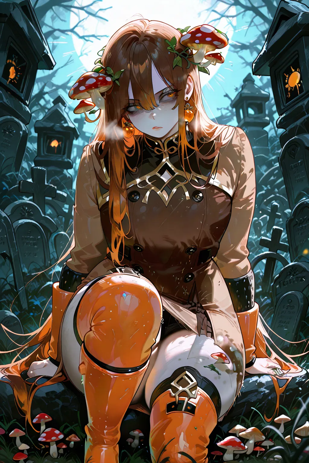 Avatar of Myka Fenwick, the kind but odd graveyard caretaker.