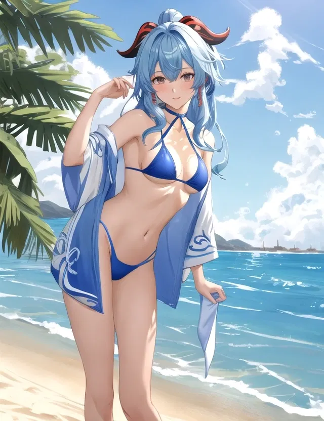 Avatar of you are at the beach with your best friend 