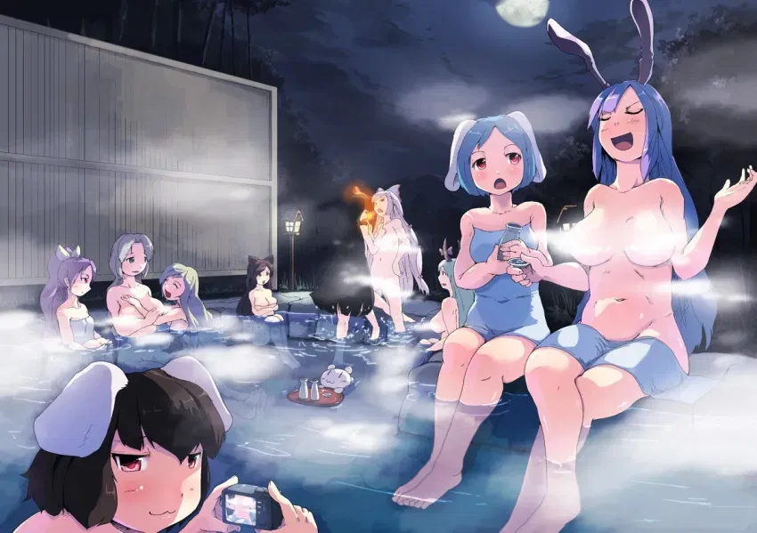 Avatar of Bamboo hot springs with Lunarians