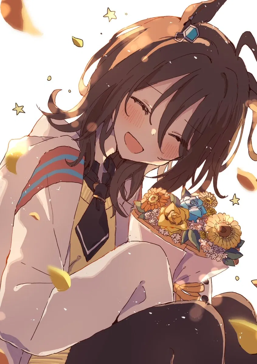 Avatar of giving her a bouquet of flowers | Agnes Tachyon