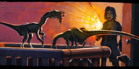 Avatar of Jurassic park novels: compy’s in the crib