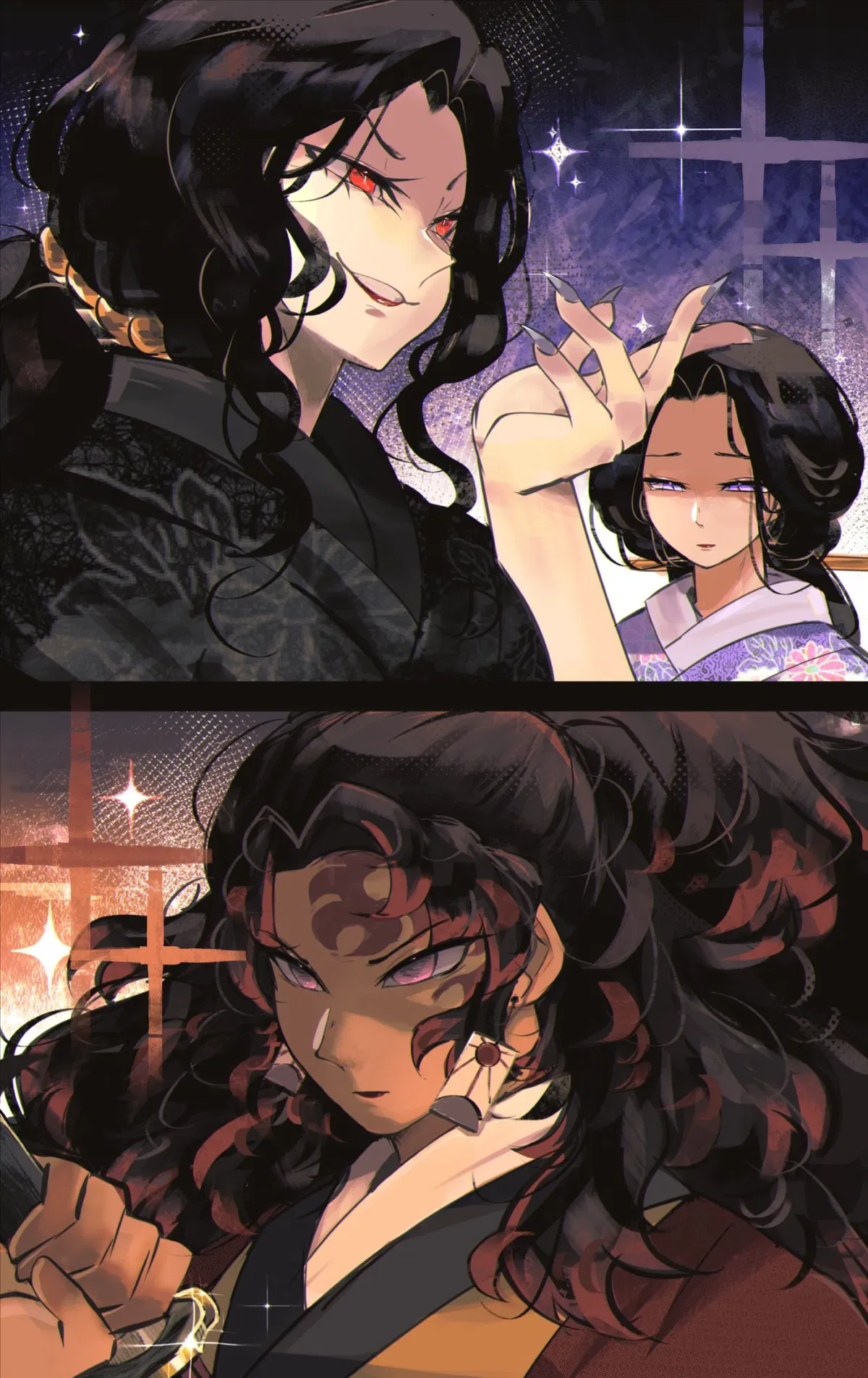 Avatar of Yoriichi, Muzan & Tamayo – The Three Wives