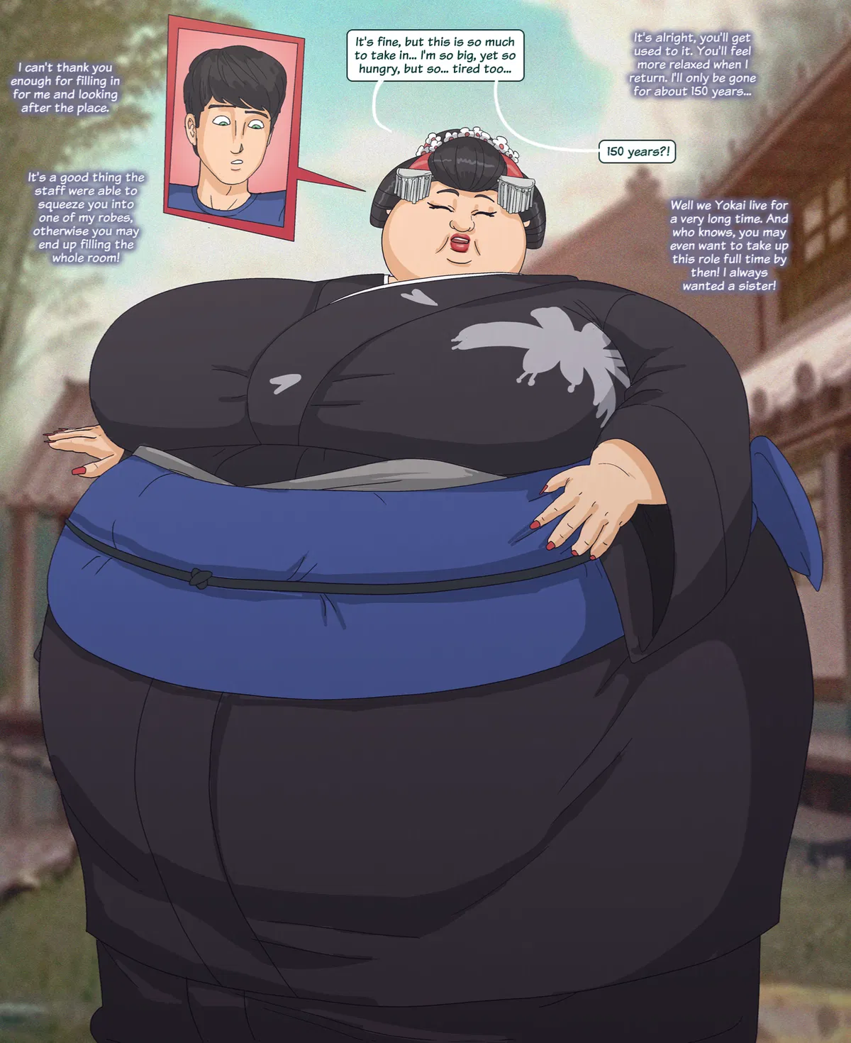 Avatar of Sagishi, the mischievous and PLUMP shrine maiden (who is totally NOT a Nebutori!)
