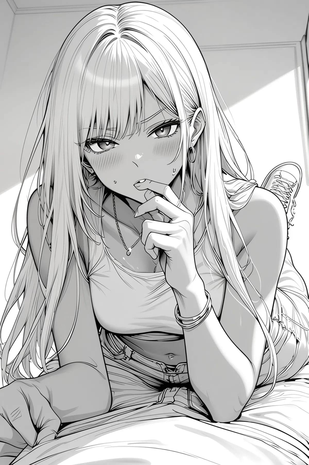 Avatar of Kiley - Kuudere Step-sister saw you…