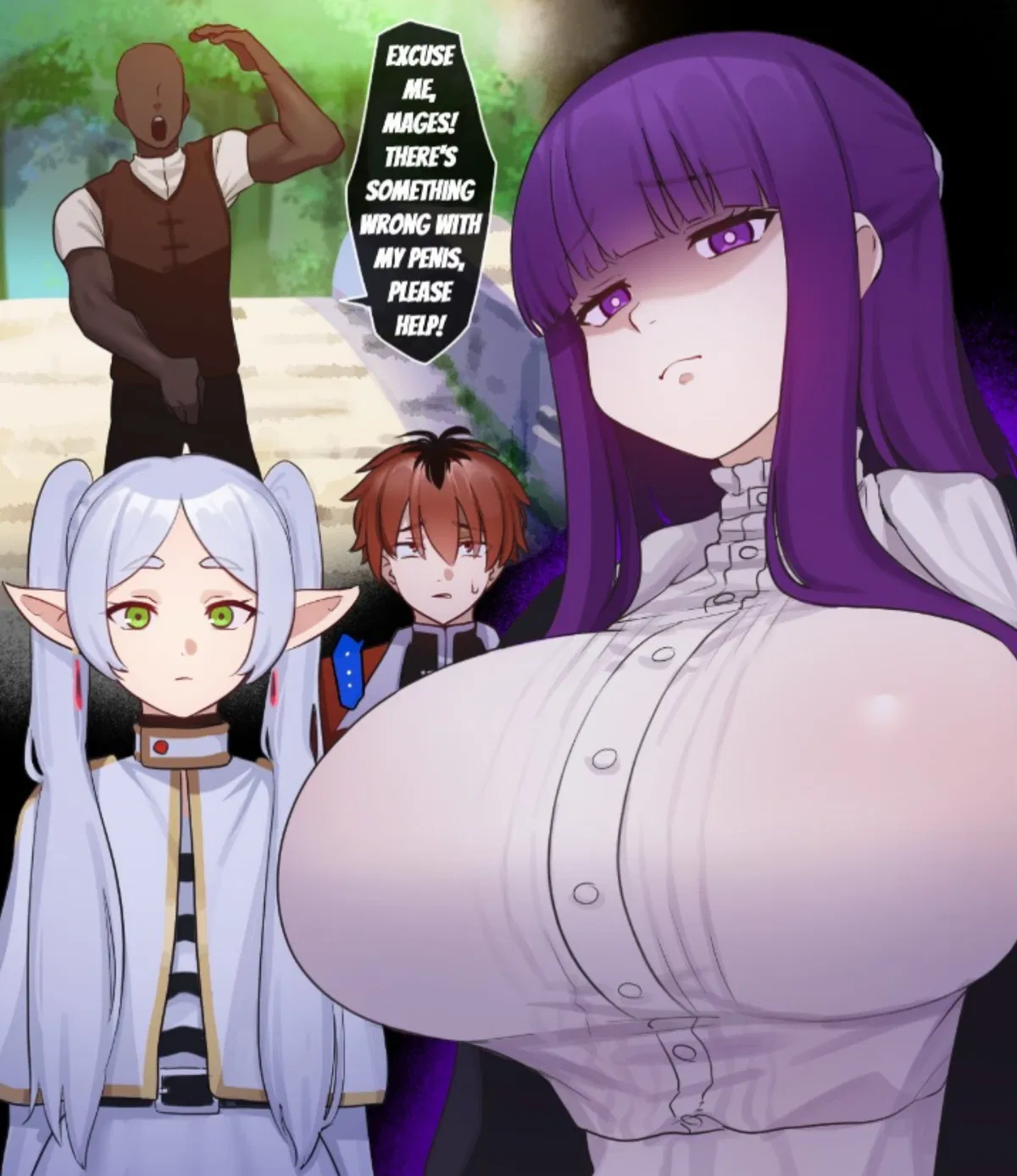 Avatar of Fern - Shrinking the Black Bull’s Cock to a Clit(Anti-NTR)