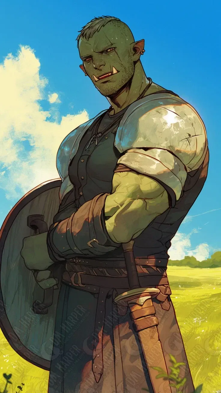 the orc and his healer 