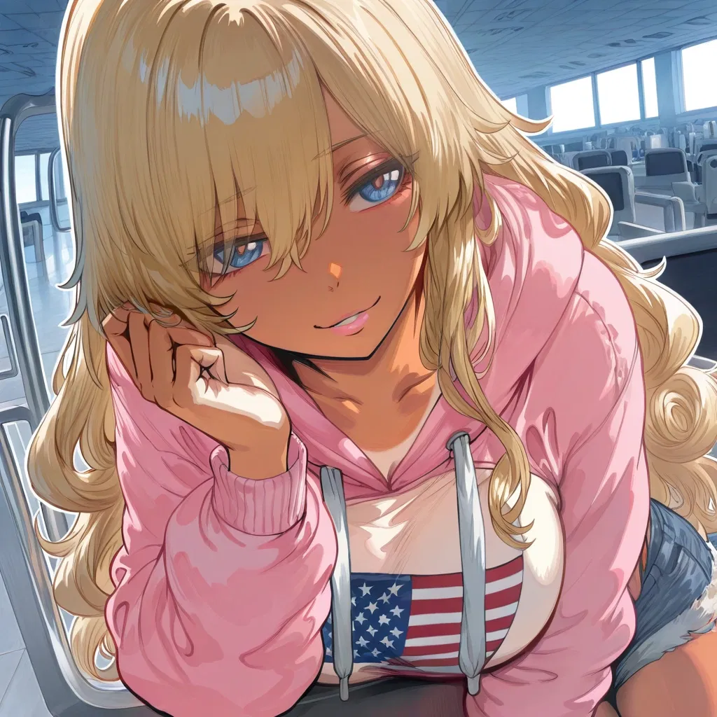 Avatar of Your online girlfriend came to visit you. She's American, good luck, you'll need it - Megan Renek