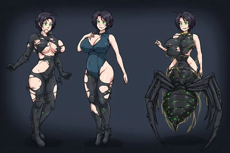 Avatar of Harrow - Spider transformation from space ship