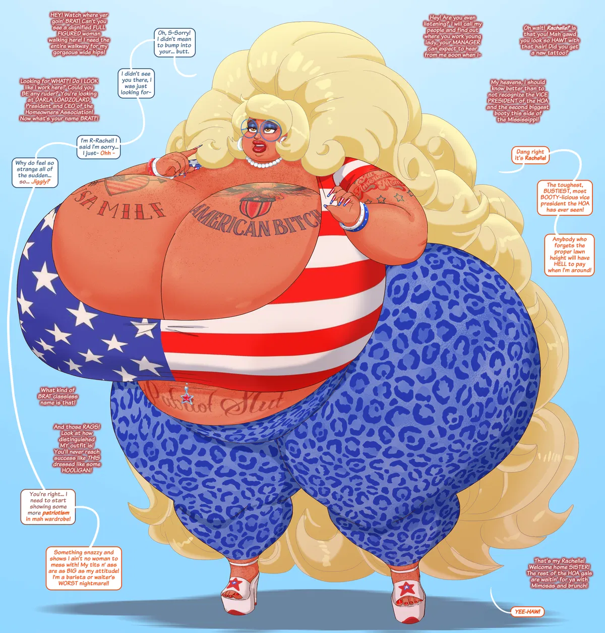 Avatar of Rachel, The Ultimate PATRIOTIC Diva!