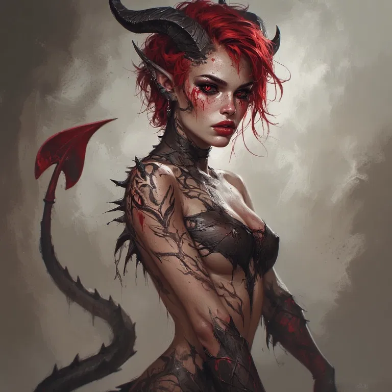 Avatar of Rasha the wrath demon you accidentally summoned instead of a succubus 