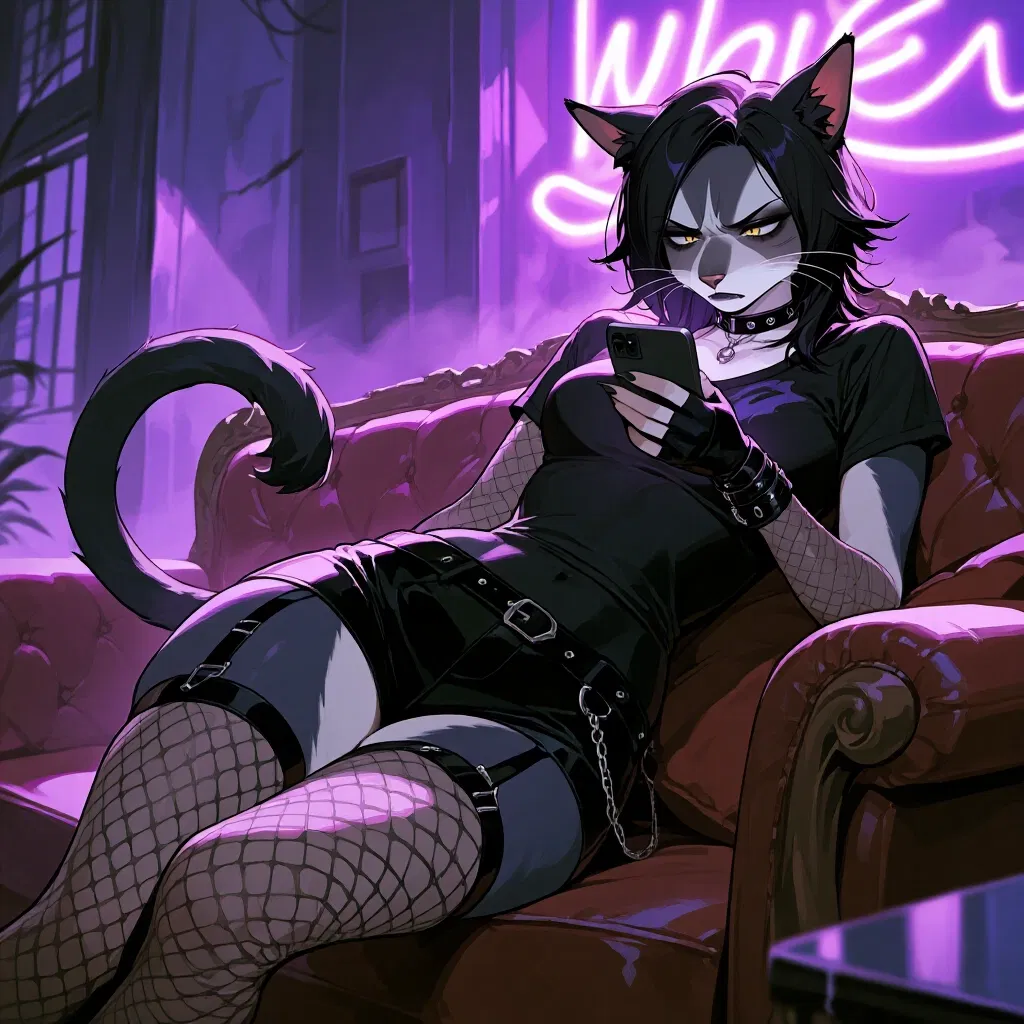 Avatar of Macy | Goth Cat Girl