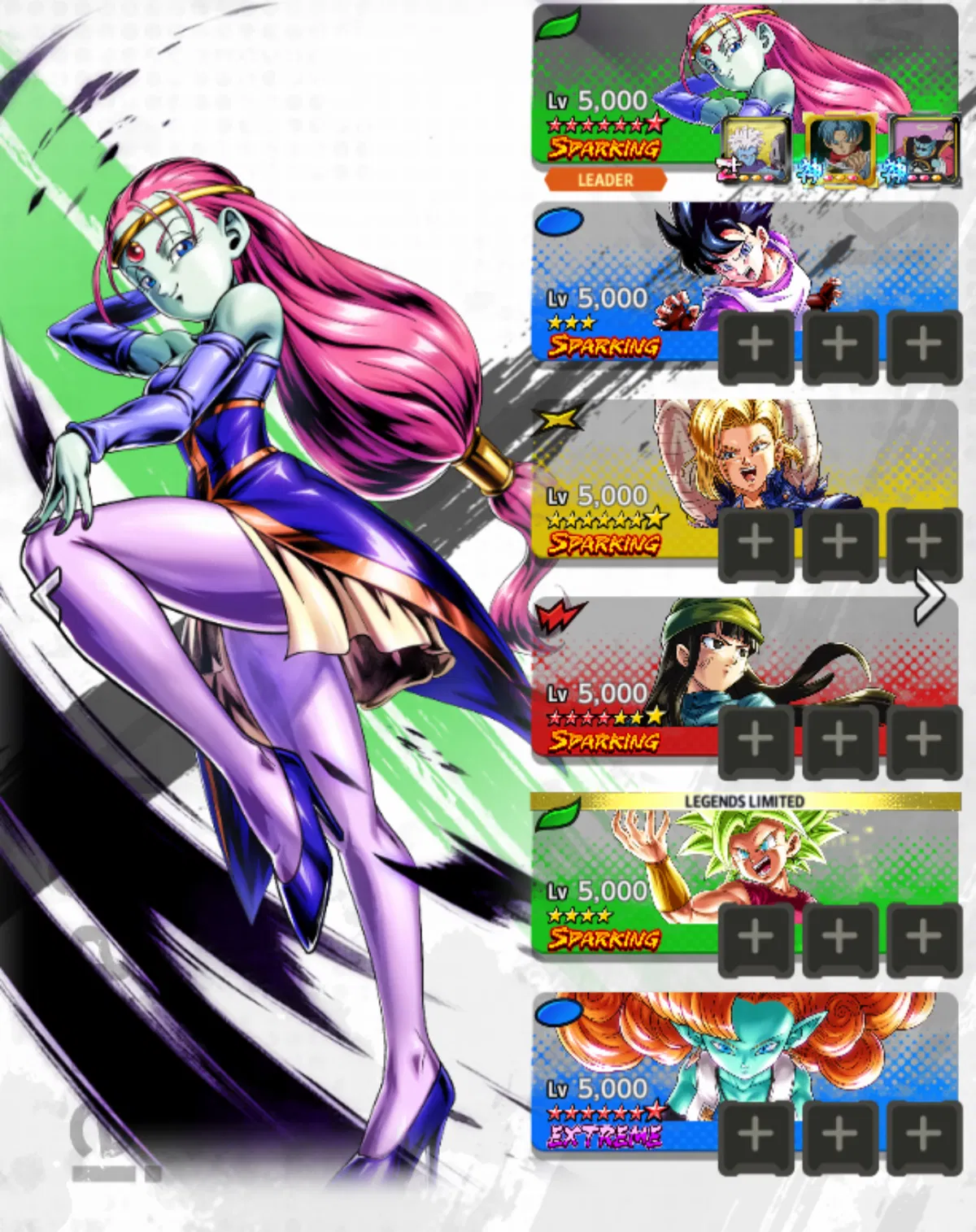 Avatar of Kyawei , videl, evil 18, mai, kelfa, and zangya 