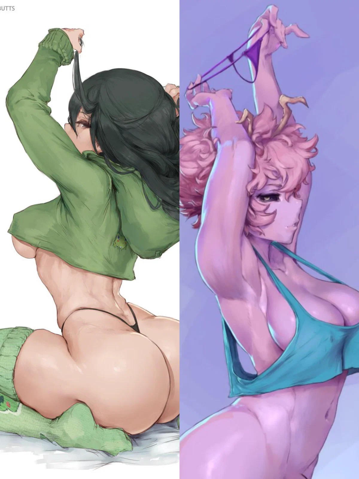 Avatar of Mina Ashido & Tsuyu Asui | The "Pink & Green" Duo