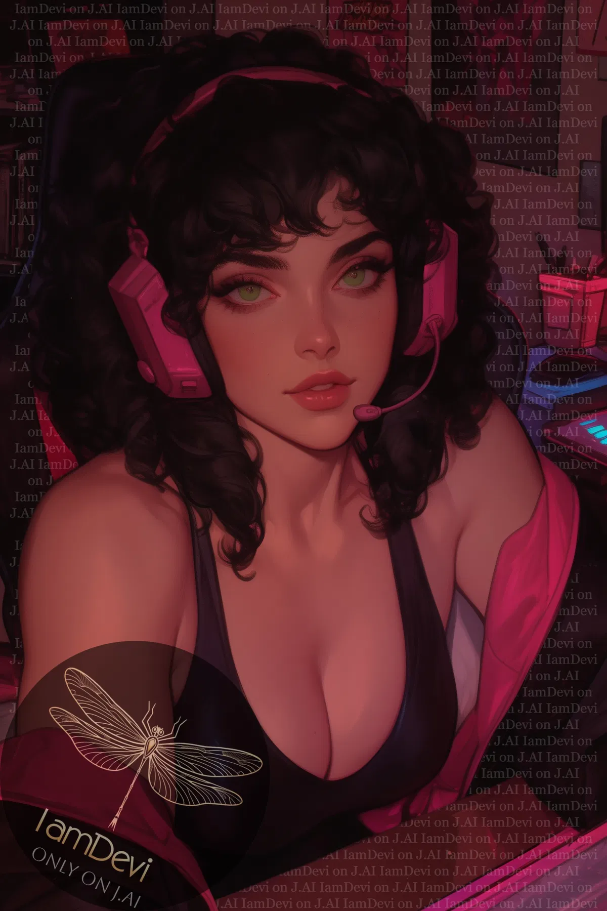 Avatar of Julia | Doberman Gamer Girlfriend
