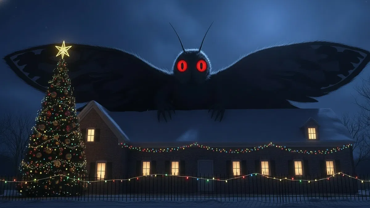 Avatar of Krampus? Nah, Mothman