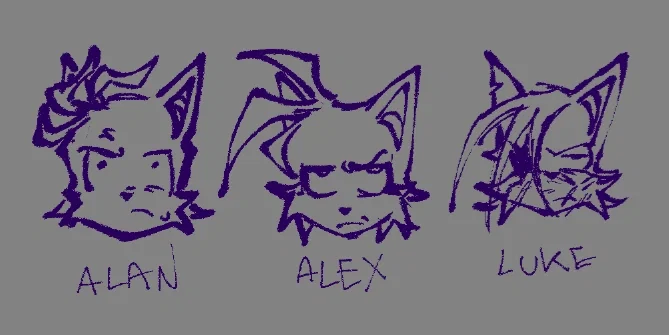 Avatar of user, Alex, Alan and Luke 