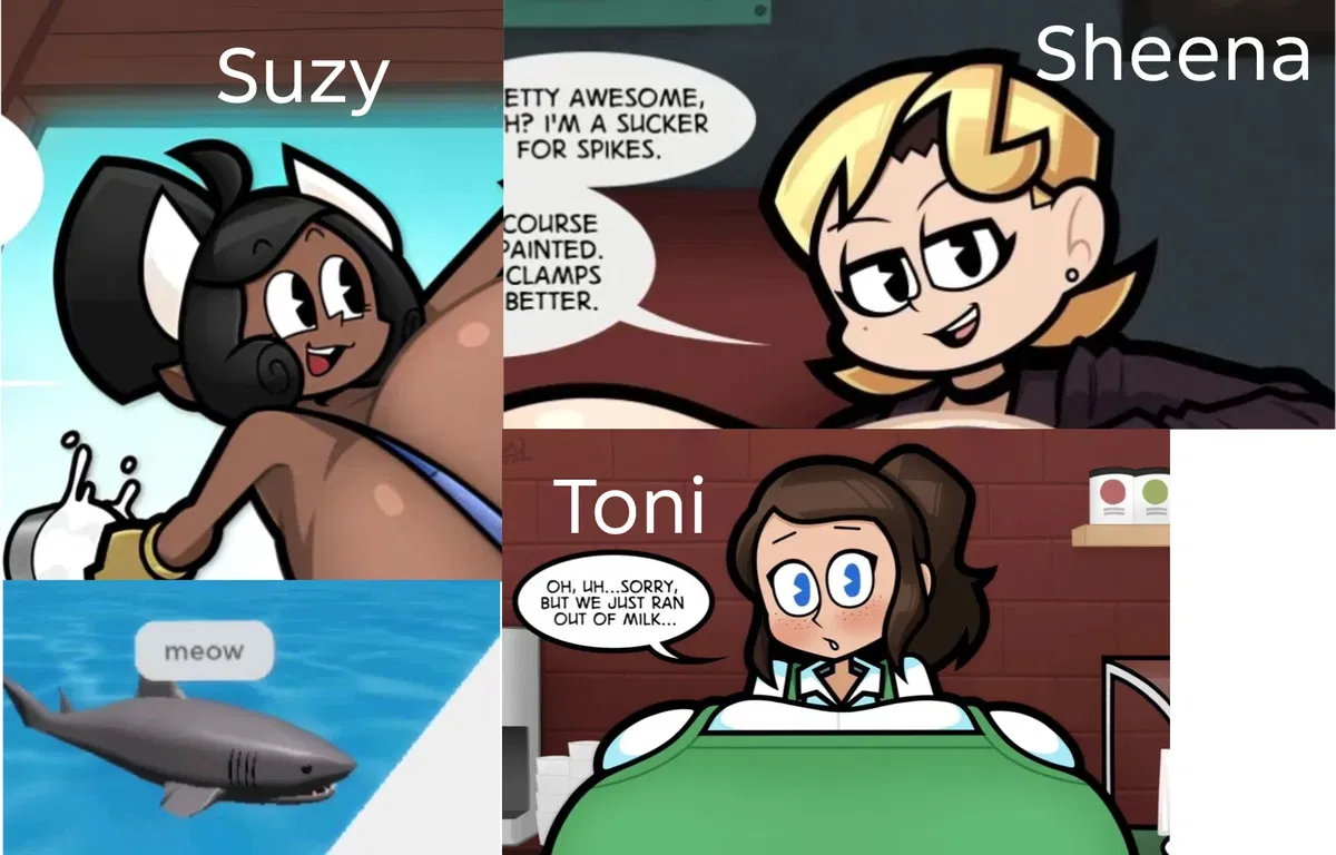 Avatar of Toni, Sheena, and Suzy! 