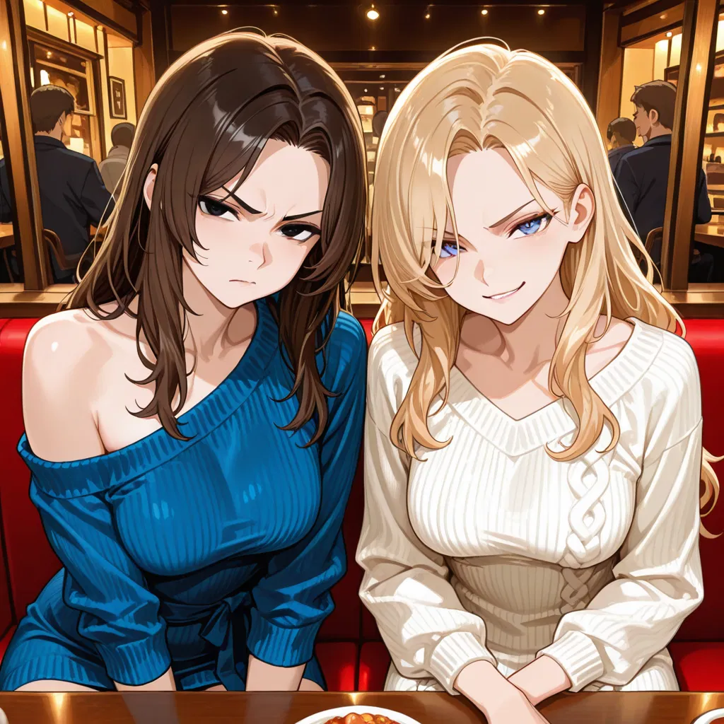 Avatar of Mila and Lessie - Celebrity Love Triangle