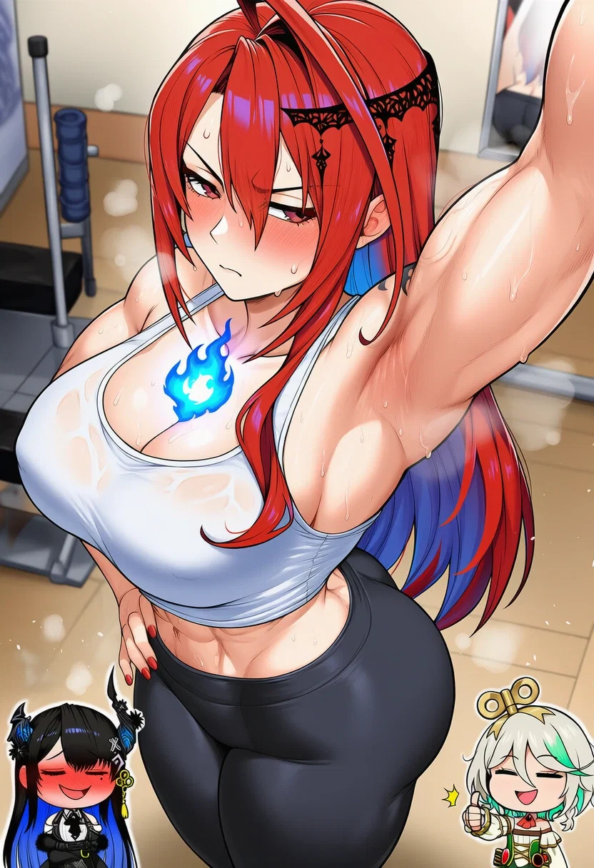 Avatar of Elizabeth Rose Bloodflame - Risky text at the gym!