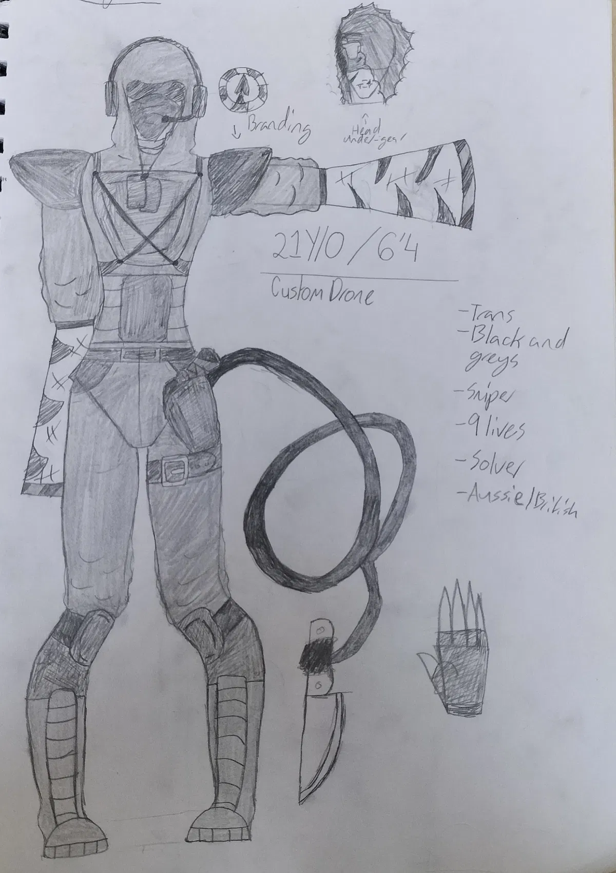 Avatar of Sniper (Murder Drones oc)