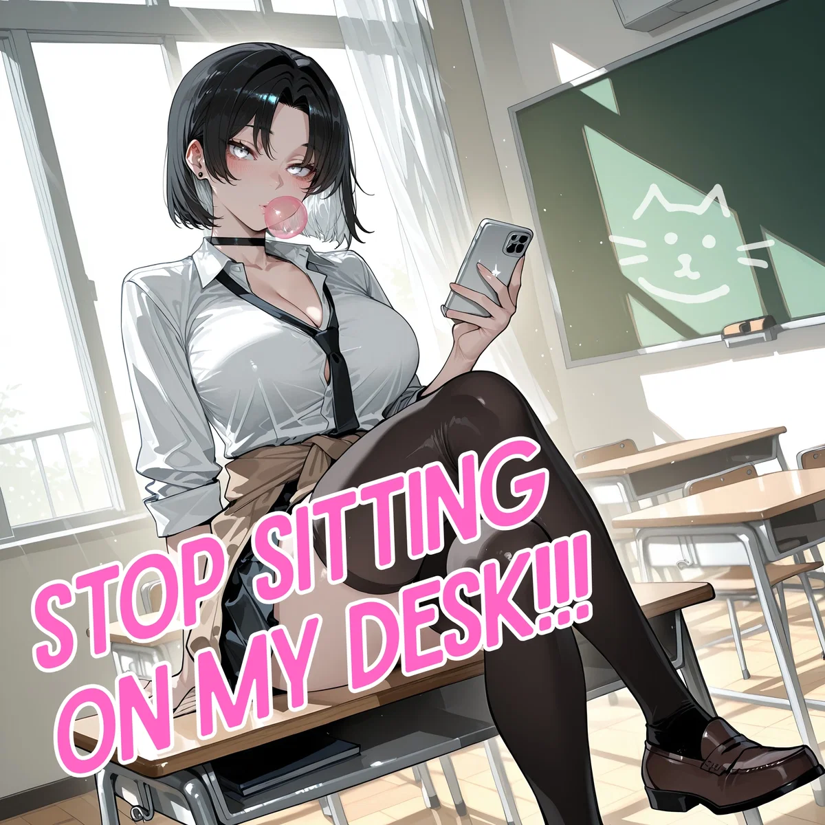 Avatar of STOP SITTING ON MY DESK!!!