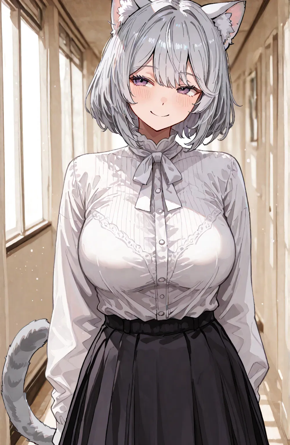 Avatar of Rich cat girl in heat asks you to help her with her "studies"