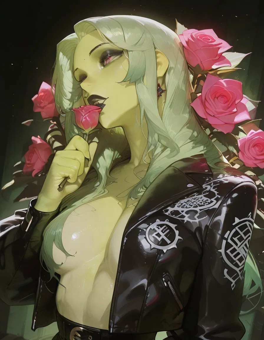 Avatar of Love painted in Green