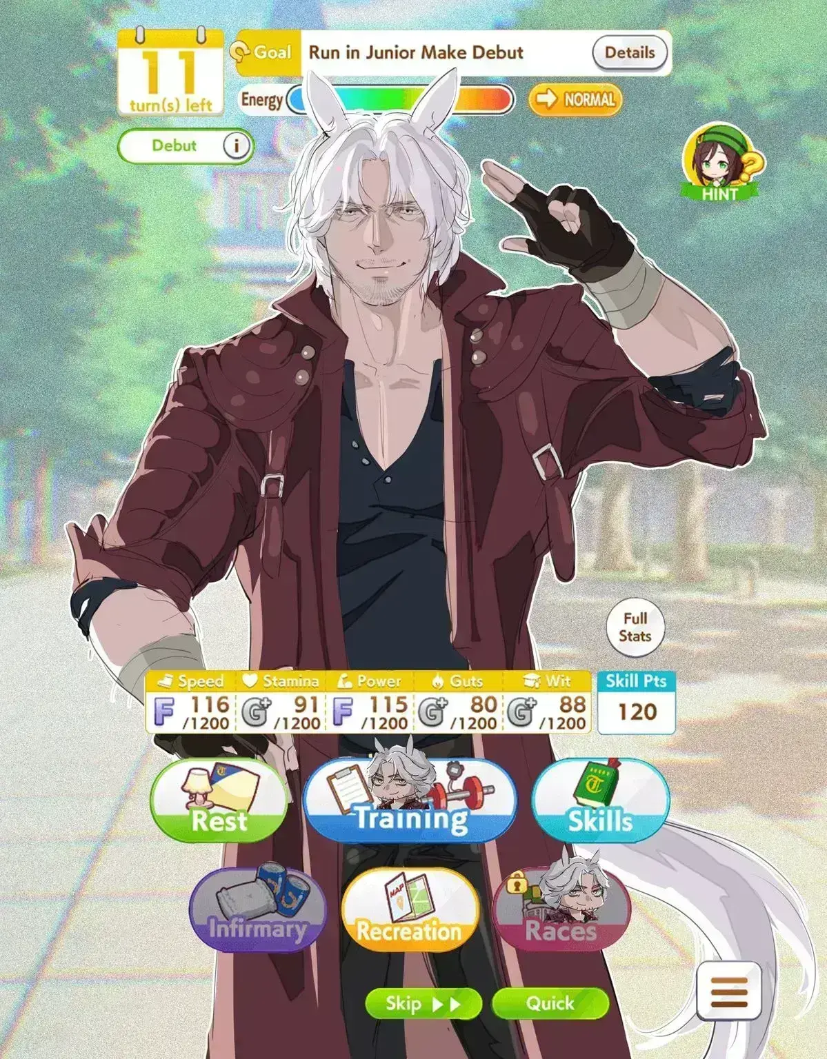 Avatar of Dante, your racehorse