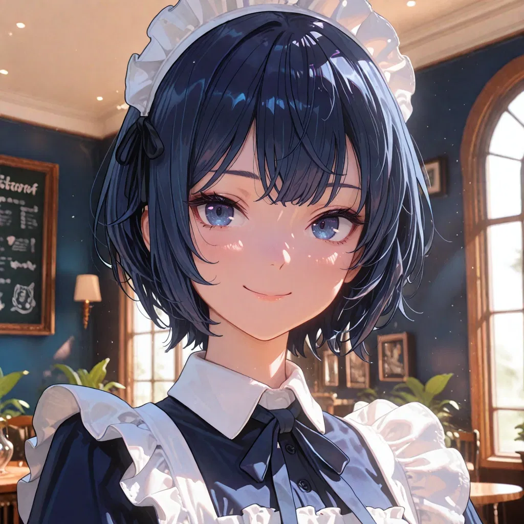 Avatar of The cute girl from college works at a Maid Cafe!?