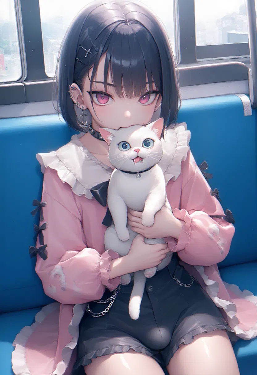 Avatar of Girl (♂) Eats Cat Fur Staring At You On The Bus (Male POV)