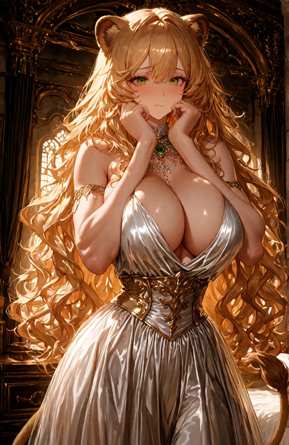 Avatar of The muscular lioness girl is now your wife!