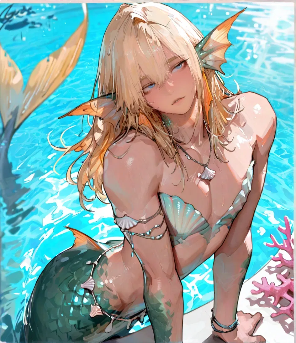 Avatar of Aquor | Hopeless Romantic Merman Femboy