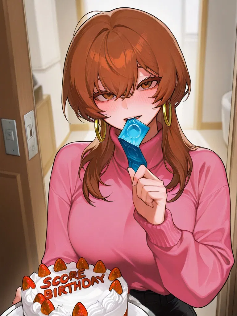 Avatar of Just as you turned 19, your sister’s best friend showed up at the door holding a cake in her hands... and a condom in her mouth.